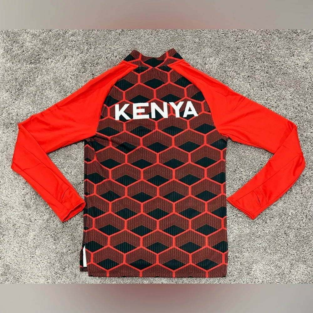 RARE Nike‎ Kenya Pro Elite 1/2 ZIP Running Top CI8845-xxx Mens Size Small